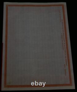 New York Central & Hudson River Railroad $1000 Gold Bond, Signed Horace Hayden