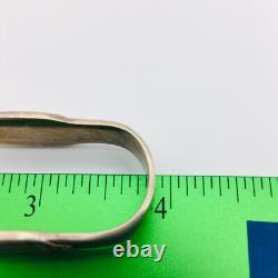 New York Central Lines Silver Sugar Tongs 1920's Shell Pattern Railroad NYC