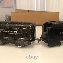 New York Central Mixed Lot Set W A Box And Transformer 3 Rail O Black Grey Theme