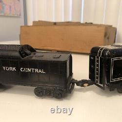 New York Central Mixed Lot Set W A Box And Transformer 3 Rail O Black Grey Theme