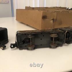 New York Central Mixed Lot Set W A Box And Transformer 3 Rail O Black Grey Theme