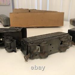 New York Central Mixed Lot Set W A Box And Transformer 3 Rail O Black Grey Theme