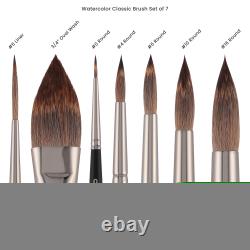 New York Central Oasis Synthetic Watercolor Brushes Assorted Sizes & Styles