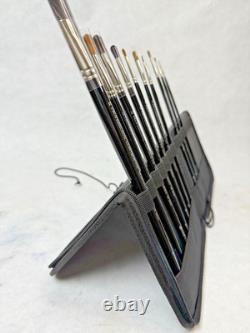 New York Central Professional Control Brush Set of of 10 in Case. SEE PHOTOS