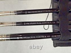 New York Central Professional Control Brush Set of of 10 in Case. SEE PHOTOS