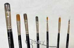 New York Central Professional Control Brush Set of of 10 in Case. SEE PHOTOS