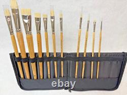New York Central Professional Control Set of 10 Brushes in Case-UNUSED see pics