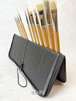 New York Central Professional Control Set of 10 Brushes in Case-UNUSED see pics