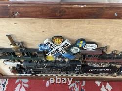 New York Central Railroad Railway Pennsylvania System Huge 32x58 3-D Solid Wood