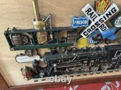 New York Central Railroad Railway Pennsylvania System Huge 32x58 3-D Solid Wood