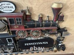 New York Central Railroad Railway Pennsylvania System Huge 32x58 3-D Solid Wood