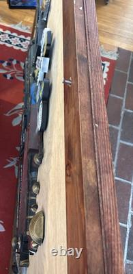 New York Central Railroad Railway Pennsylvania System Huge 32x58 3-D Solid Wood