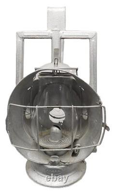 New York Central Railroad Track Walkers Inspection Lantern with NYC Lines Globe