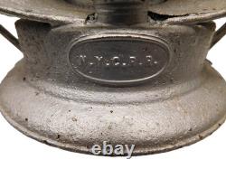 New York Central Railroad Track Walkers Inspection Lantern with NYC Lines Globe