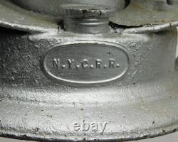 New York Central Railroad Track Walkers Inspection Lantern with NYC Lines Globe