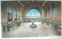 New York Central Railroad Train RR Station Terminal Depot Tower 47 Cornerstone