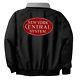 New York Central Red Logo Embroidered Jacket Front And Rear 29r
