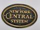 New York Central System Railroad Brass Sign Plaque Nycrr