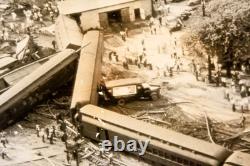 New York Central Train Wreck Huron Ohio Aerial View 1947 AP Wire Photo V39