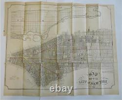 New York City Upper & Lower Manhattan Central Park 1851 Hayward lg city plan map
