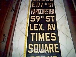 Ny Nyc Subway Roll Sign Brooklyn Bridge 42 St Times Square Grand Central Lex Ave