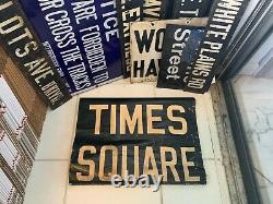 Ny Nyc Subway Roll Sign Times Square 42nd Street Grand Central Port Authority Ny