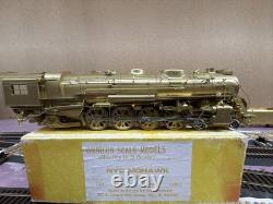 Omnicon S Scale New York Central Mohawk L3A 4-8-2 #3001 Unpainted Brass