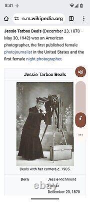 Original Jessie Tarbox Beals. NYC Photo Taken at Night. Central Park Fantasy