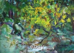 Original oil paintings on canvas signed framed Central Park New York