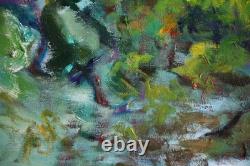 Original oil paintings on canvas signed framed Central Park New York