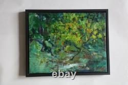 Original oil paintings on canvas signed framed Central Park New York