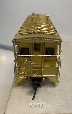 Overland Models HO Scale Brass NYC New York Central Bay Window Caboose #3865