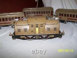 PRE-WAR LIONEL No. 352 STANDARD NEW YORK CENTRAL SET #10,337,337,338 MOJAVE