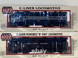 Proto 1000 New York Central C-Liner A & B both powered, Soundtraxx DCC & Sound