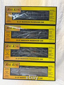 RAIL KING NEW YORK CENTRAL MADISON 4 CAR SET O-27 Gauge