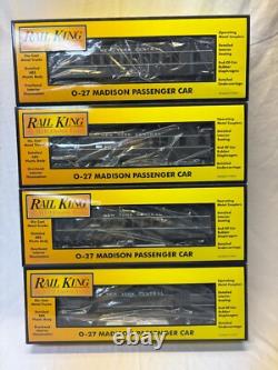 RAIL KING NEW YORK CENTRAL MADISON 4 CAR SET O-27 Gauge