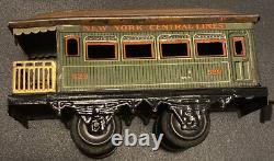 RARE BING, GBN NEW YORK CENTRAL LINES 529 PASSENGER COACH, EARLY 1900's