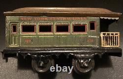 RARE BING, GBN NEW YORK CENTRAL LINES 529 PASSENGER COACH, EARLY 1900's