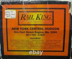 Rail King O-Gauge New York Central Hudson 5344 Steam Engine #MT-1103