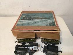 Rare Antique Bing Clockwork Train Boxed Set New York Central NYC & H R Hartford