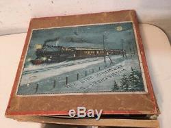 Rare Antique Bing Clockwork Train Boxed Set New York Central NYC & H R Hartford