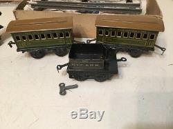 Rare Antique Bing Clockwork Train Boxed Set New York Central NYC & H R Hartford