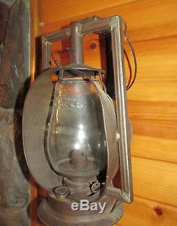 Rare Early 1900's New York Central Railroad Dietz Acme Inspector Lamp Lantern