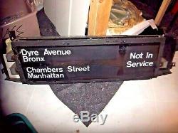 Rare Nyc Subway Sign Box Brooklyn Bridge Grand Central Penn Station Ny Roll Sign