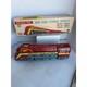 Rare Vintage Working New York Central Express Tin Litho Train Engine By Rosko