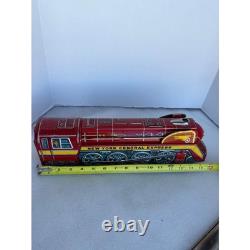 Rare Vintage working New York Central Express Tin Litho Train Engine by Rosko
