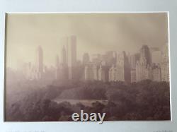 Ruth Orkin signed orig New York Central Park Lavender Mist and the Plaza Area