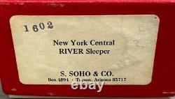 S. Soho & Co. HO Brass #1602 River Sleeper New York Central NIB