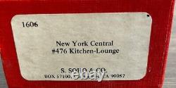 S. Soho & Co. HO Brass #1606 Kitchen Lounge New York Central #476 NIB