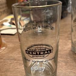 Set Of 6 5 1/4 T 1902-1962 New York Central Railroad 20th Century Limited